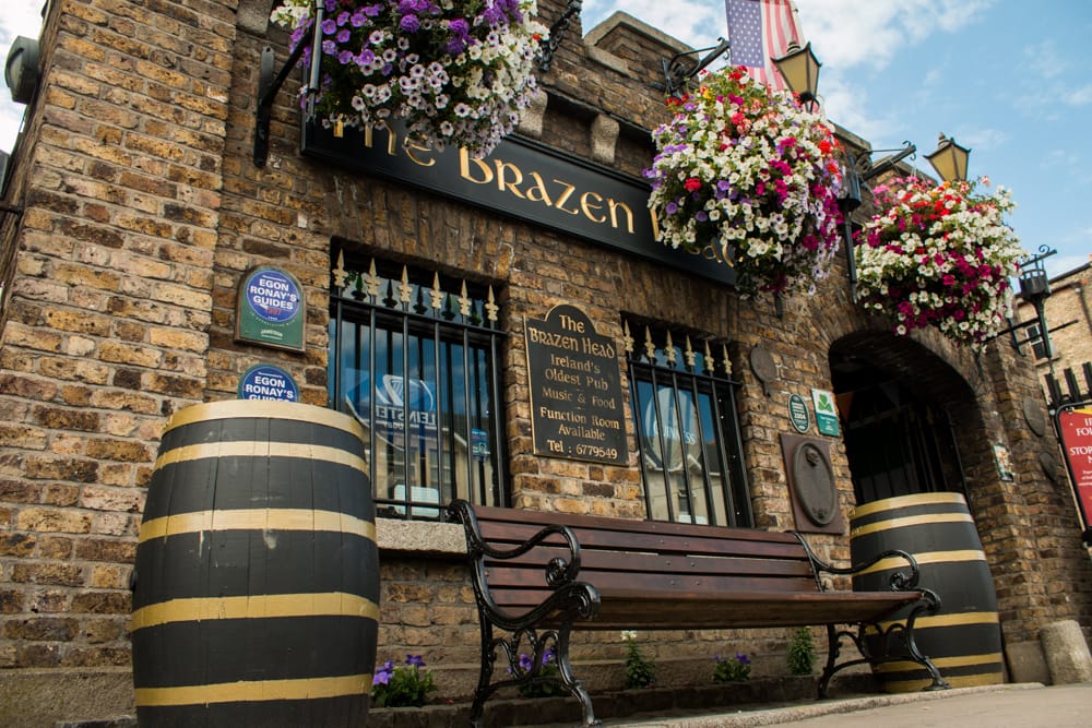 The Brazen Head, Ireland's oldest pub, is just minutes from Dublin Book Festival's central hub